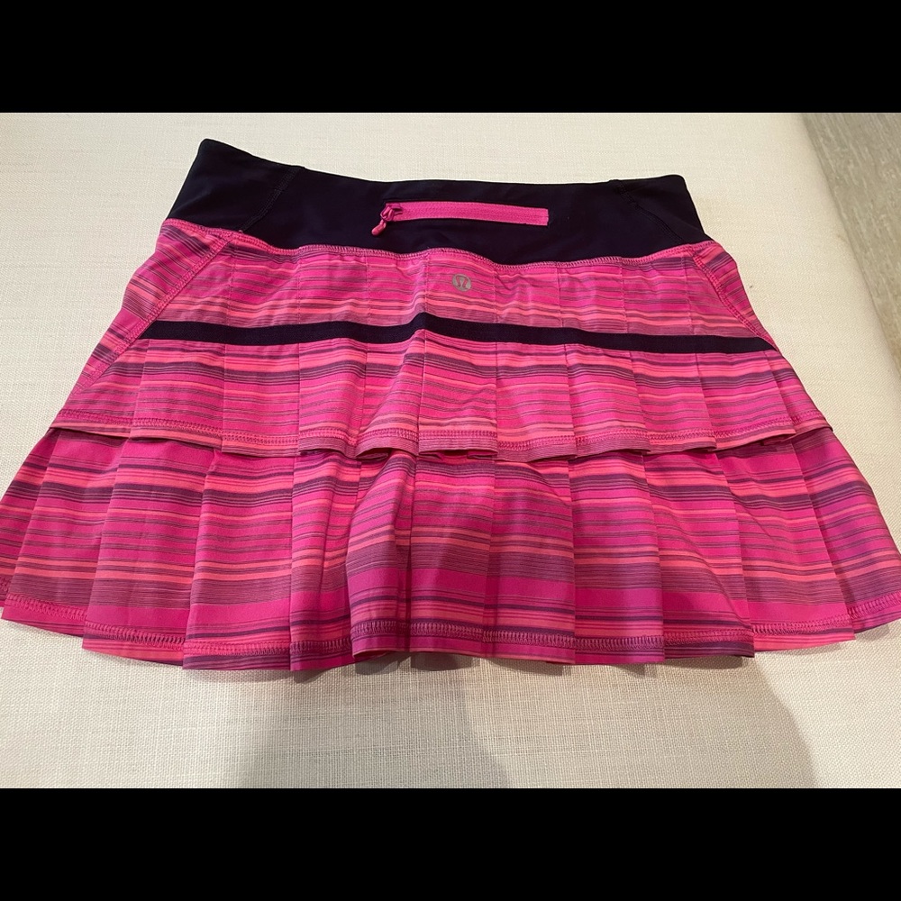 Lucky in love tennis skirt